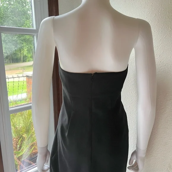Vintage Alex Evenings sweetheart strapless dress with slit - Picture 10 of 14